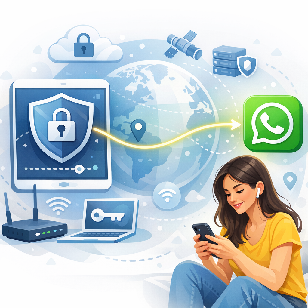 Как подключить впн для whatsapp