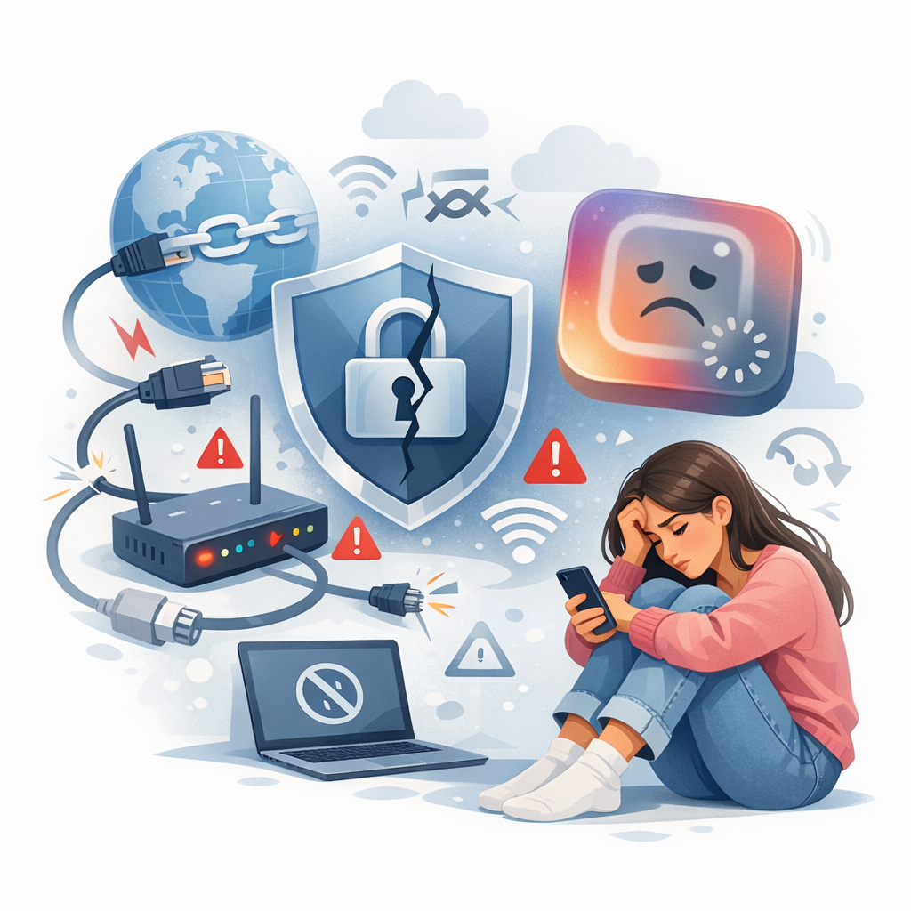 Впн для инстаграм не работает
