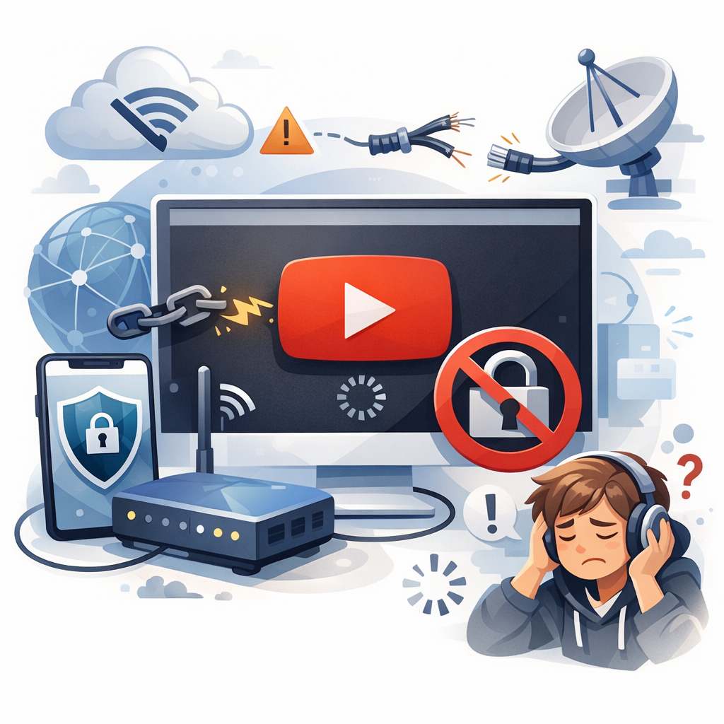 Впн для ютуб не работает